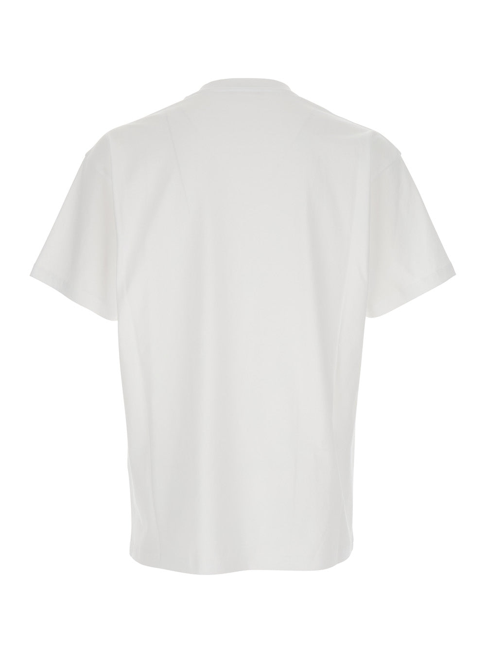 Givenchy Men White T-Shirt With Maxi Logo On The Front For Men by Luosophy