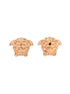 Versace Men Medusa Head Earrings In Gold Brass by Luosophy