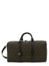 Fendi Men Brown Suitcase With All-Over Ff Motif And Ff Plate On The Front In Fabric For Men by Luosophy