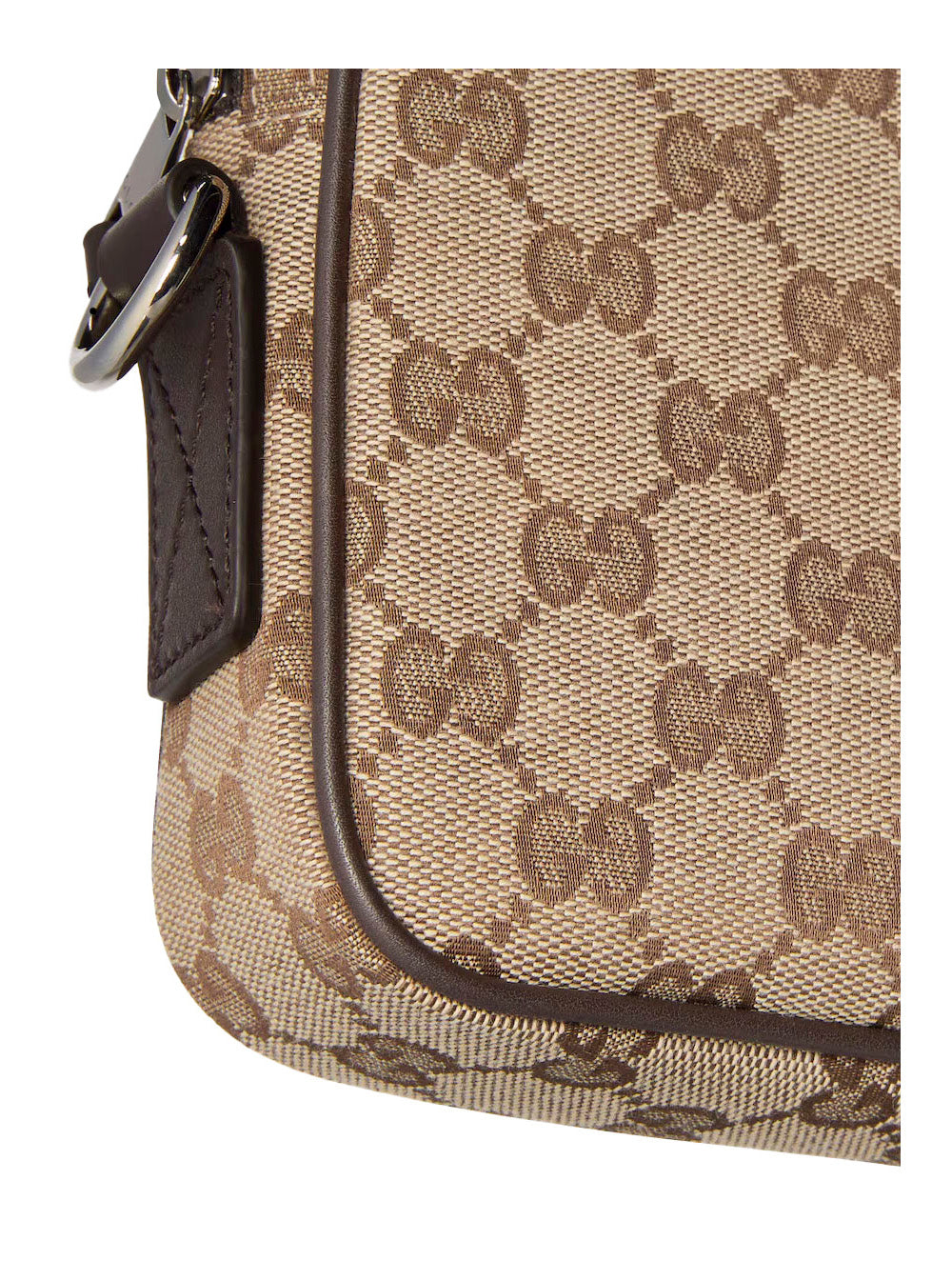 Gucci Men Gg All-Over Ecoleather Crossbody Bag For Men by Luosophy