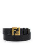 Fendi Men Brown Reversible Belt With Ff Buckle In Leather Man by Luosophy