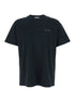 Givenchy Men Black T-Shirt With Logo Patch On The Front In Cotton For Men by Luosophy