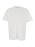 Givenchy Men White Crew Neck T-Shirt With Logo Patch On The Front In Cotton For Men by Luosophy