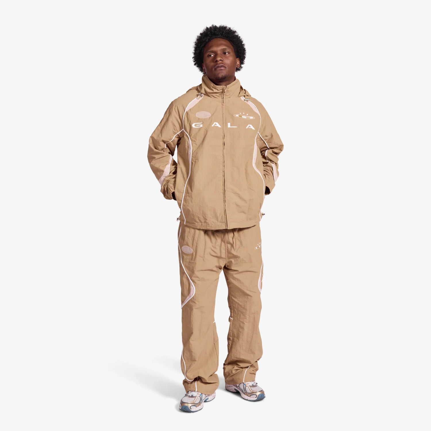 Gala Original Bando Windbreaker Pants - Walnut by Denim Exchange