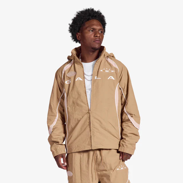 Gala Original Bando Windbreaker Jacket - Walnut by Denim Exchange
