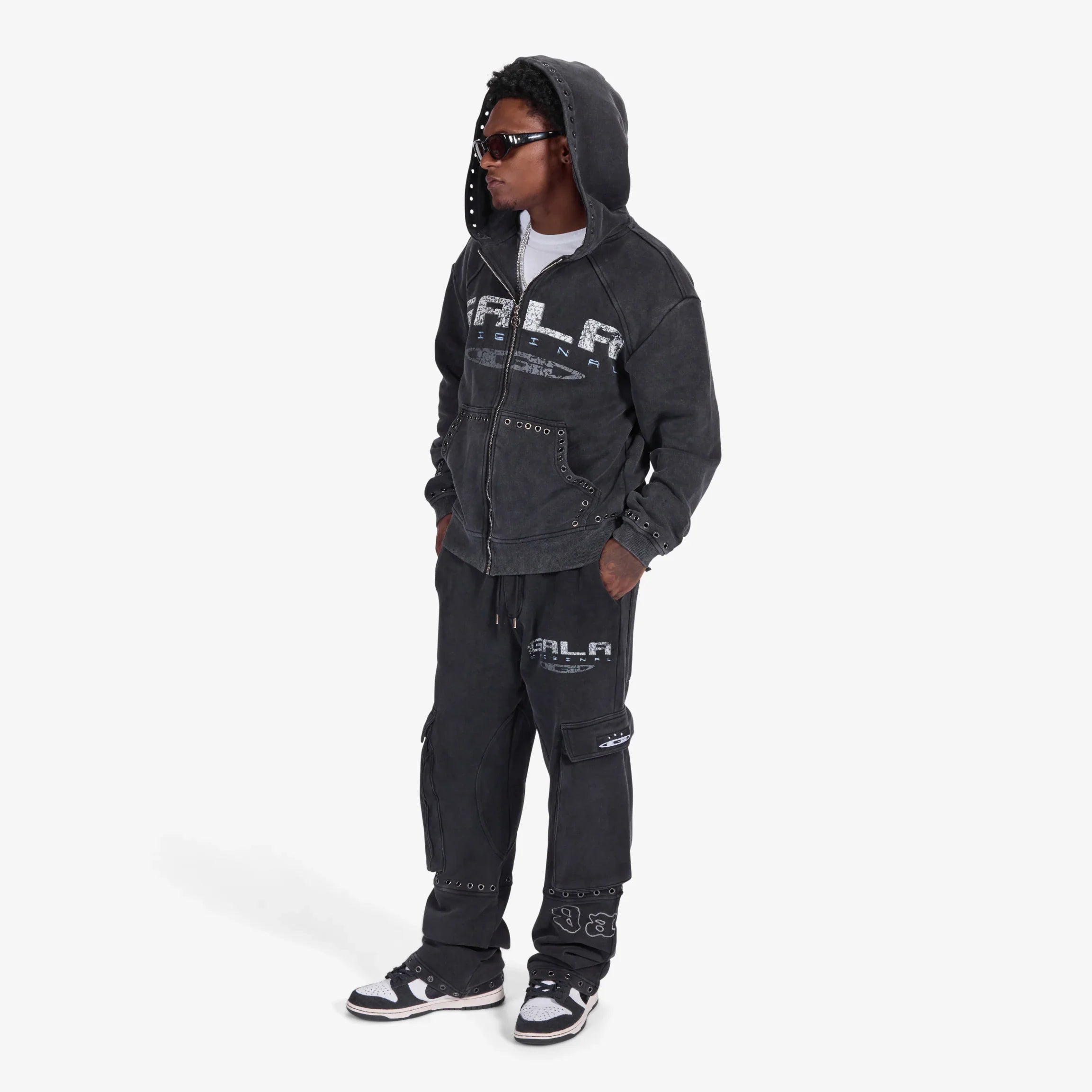 Gala Original Harpy Sweatpants - Washed Black by Denim Exchange