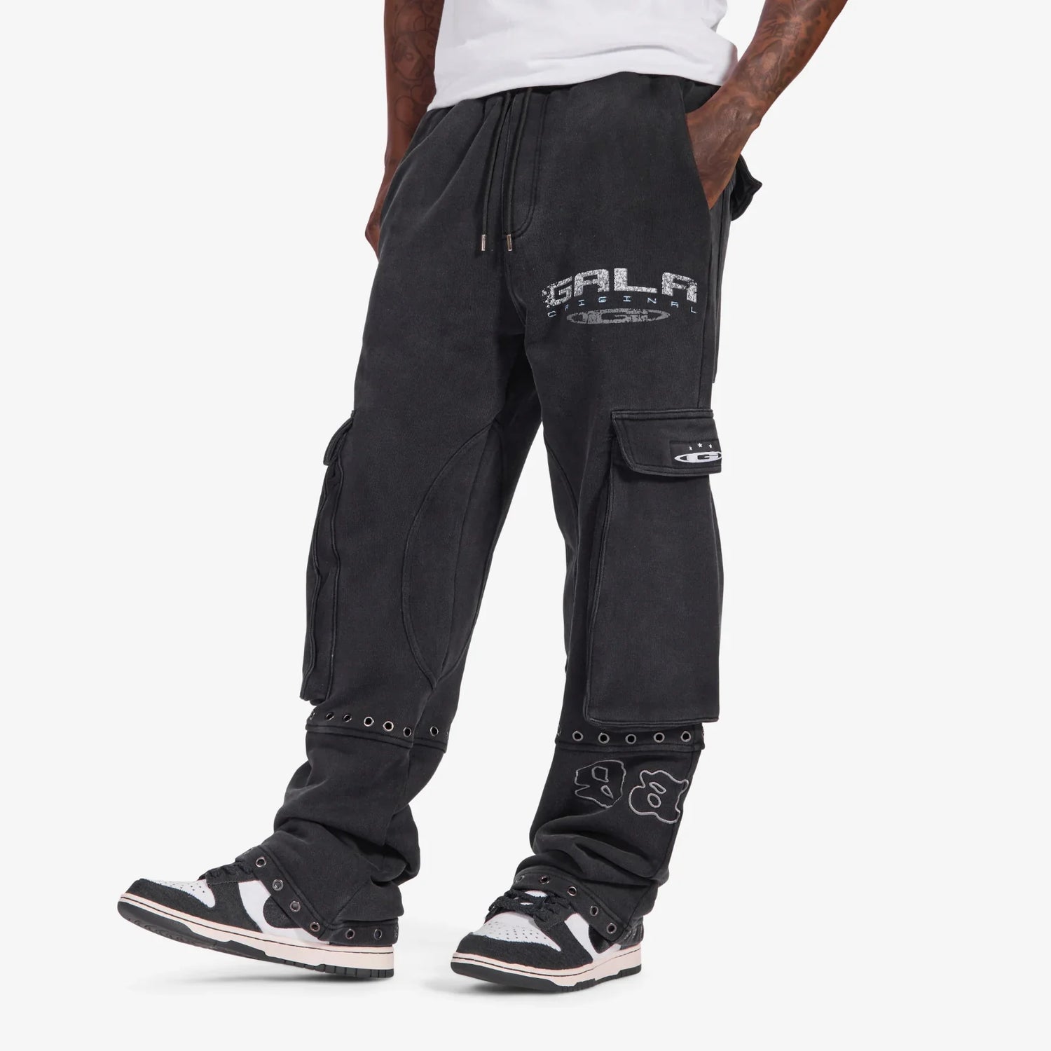 Gala Original Harpy Sweatpants - Washed Black by Denim Exchange