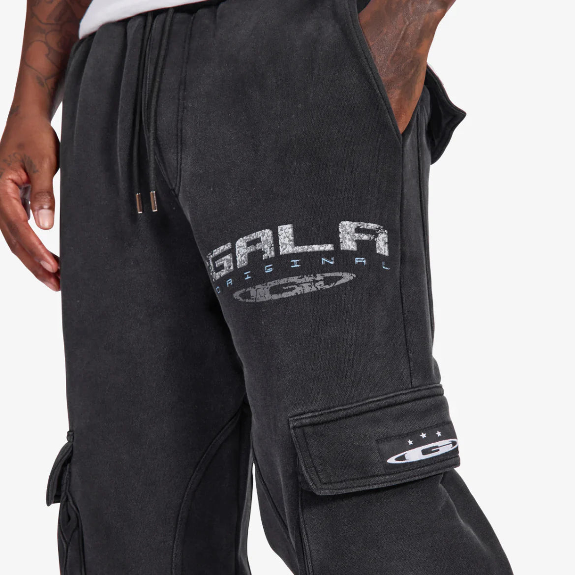 Gala Original Harpy Sweatpants - Washed Black by Denim Exchange