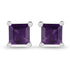 0.80 Carat Genuine Amethyst .925 Sterling Silver Earrings  DestGlow