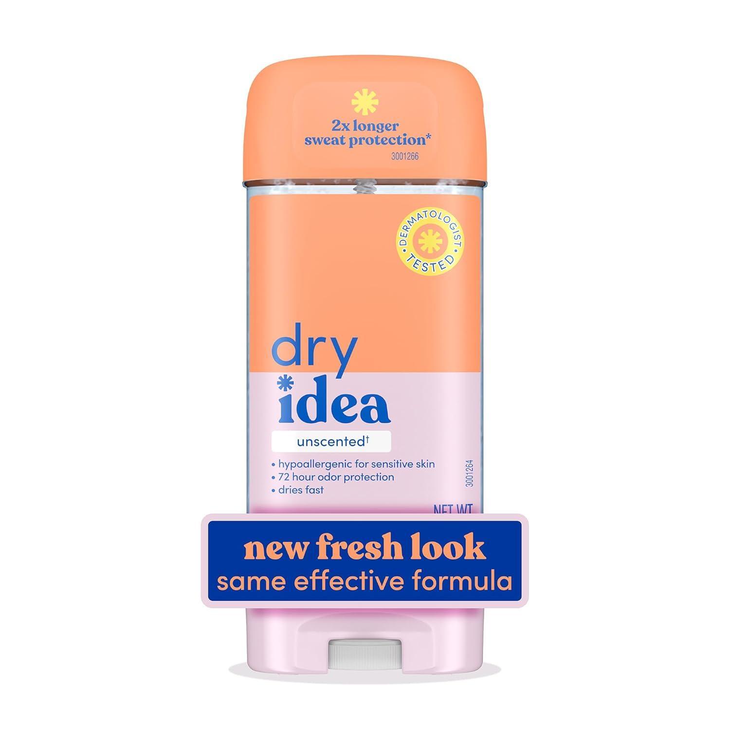Dry Idea Antiperspirant &amp; Deodorant Clear Gel, Unscented 3 Oz by Pasteur Pharmacy