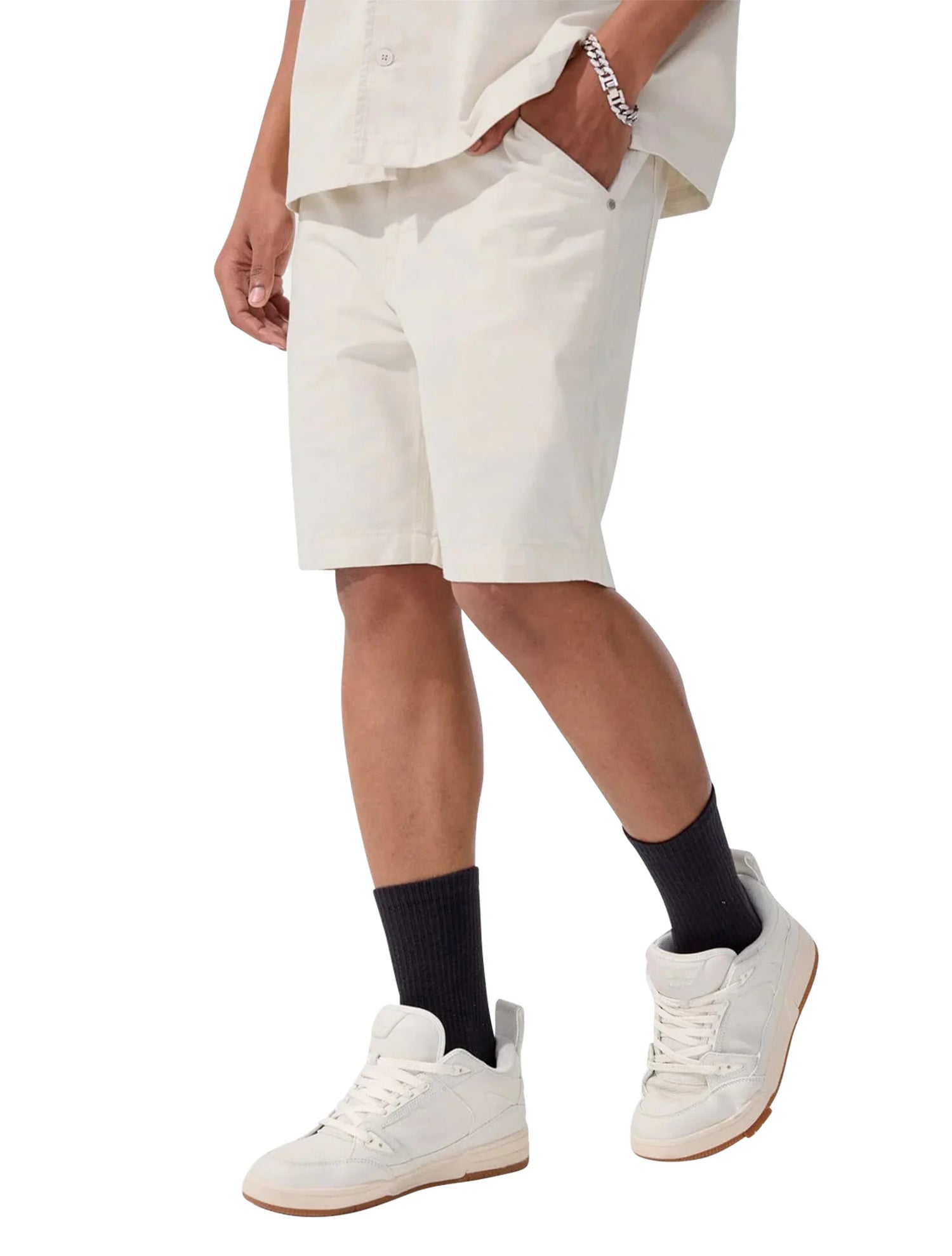 Jordan Craig The Re-up Shorts - Bone by Denim Exchange