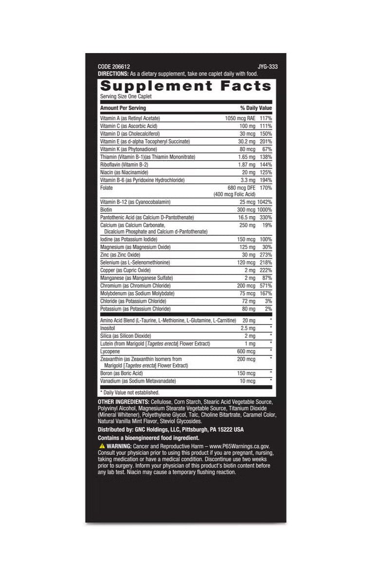GNC Mega Men Essentials One Daily Multi – 150 Caplets by Top Vita Shop