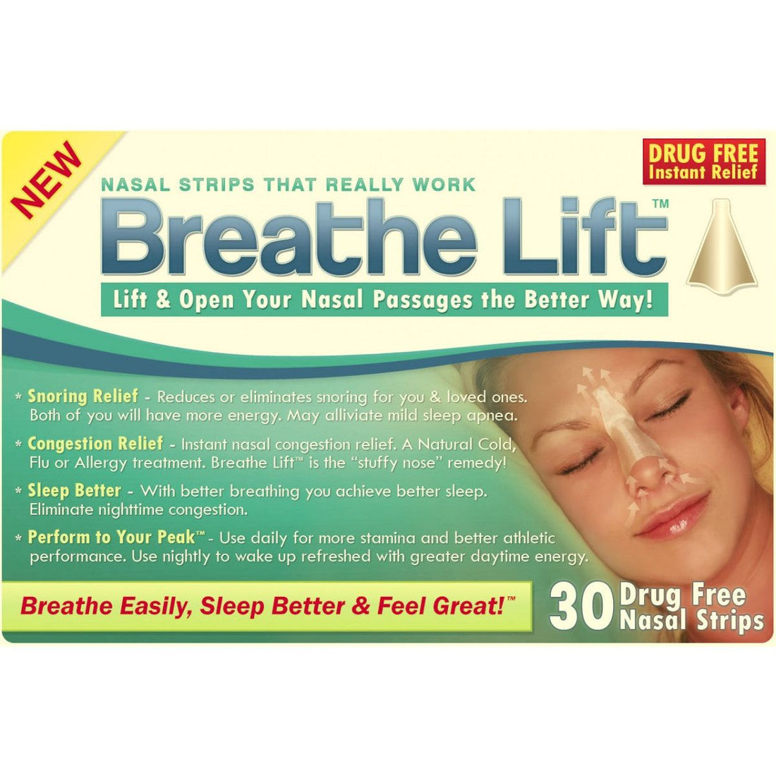 Breathe Right Extra Tan Nasal Strips 26 Ct Box 