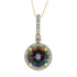 Mystic Fire Topaz Fashion Pendants 14KT Yellow Gold by Bids.com
