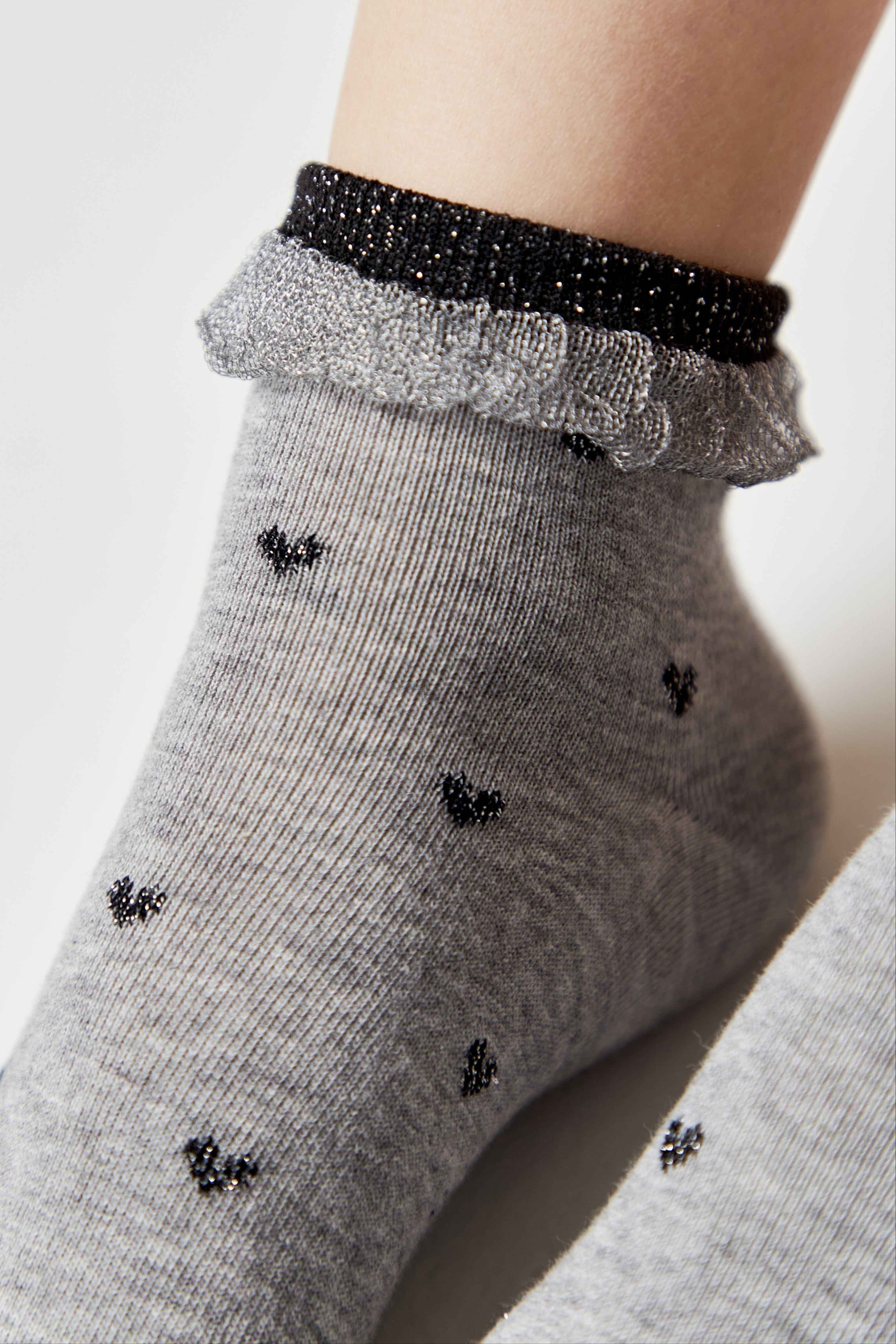 Conte Cotton Socks Classic - 243 Airy Sole and Lurex