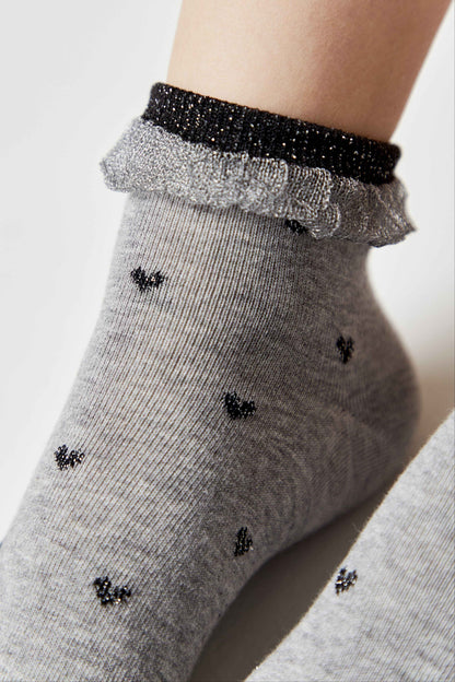 Conte Cotton Socks Classic - 243 Airy Sole and Lurex