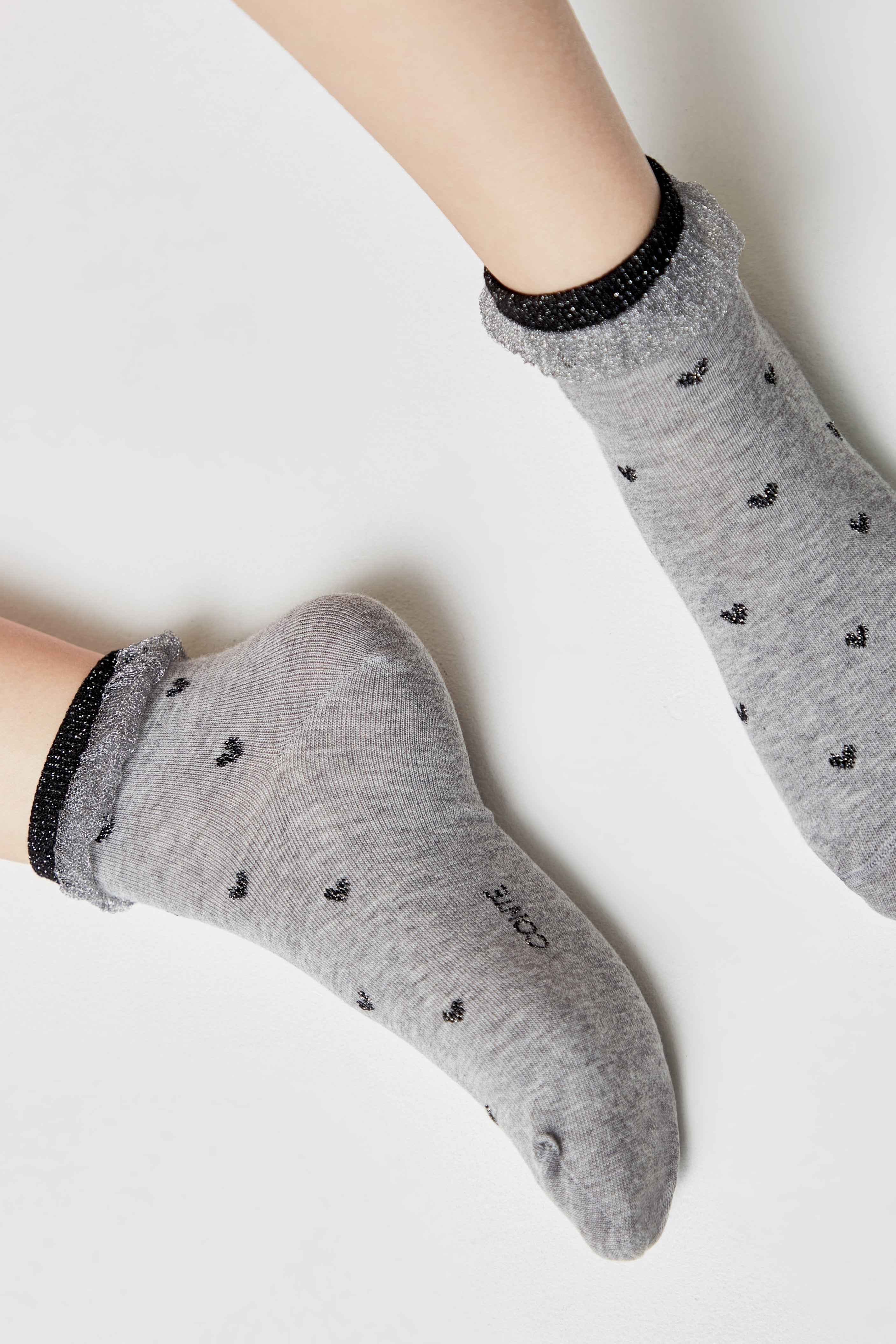 Conte Cotton Socks Classic - 243 Airy Sole and Lurex