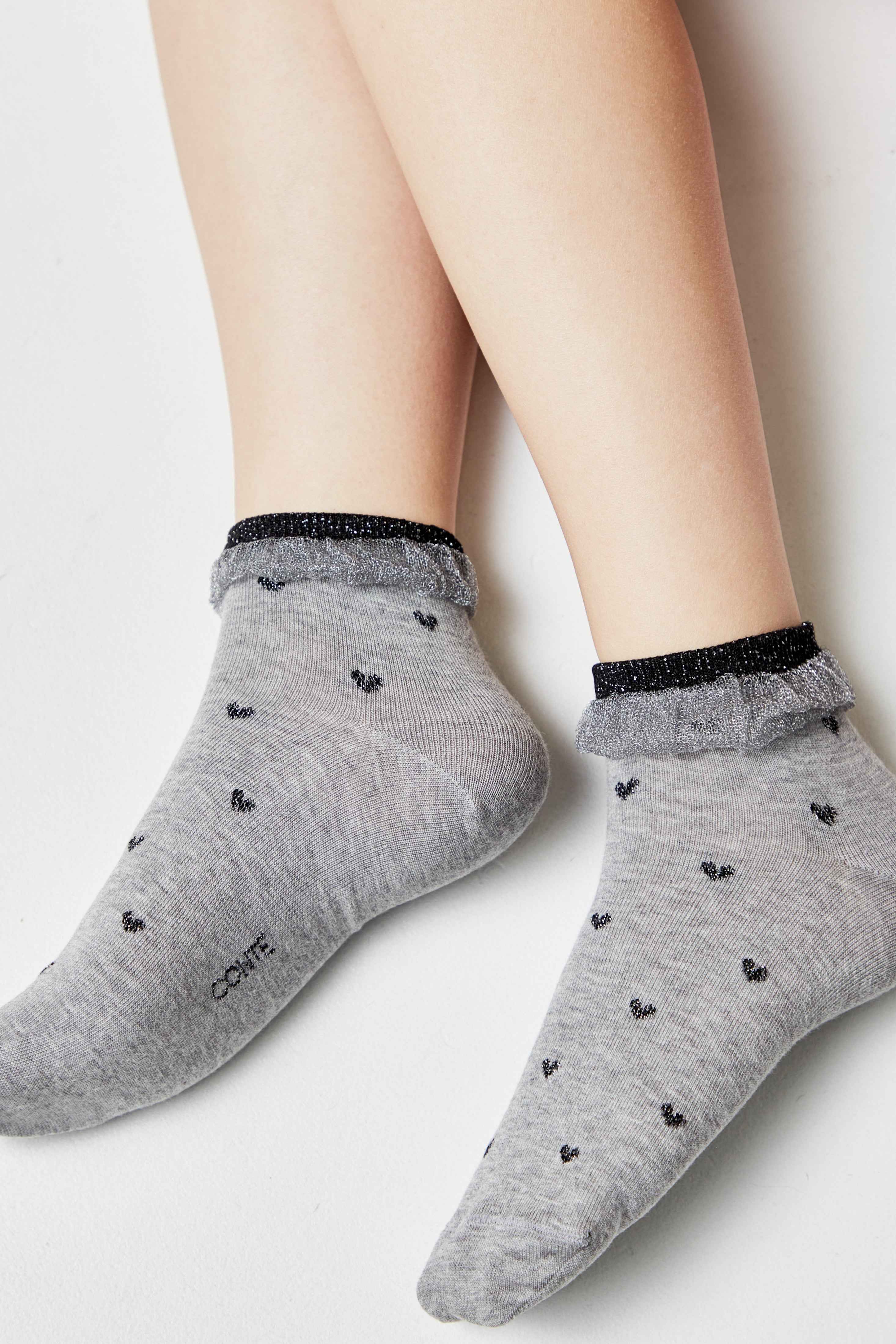Conte Cotton Socks Classic - 243 Airy Sole and Lurex