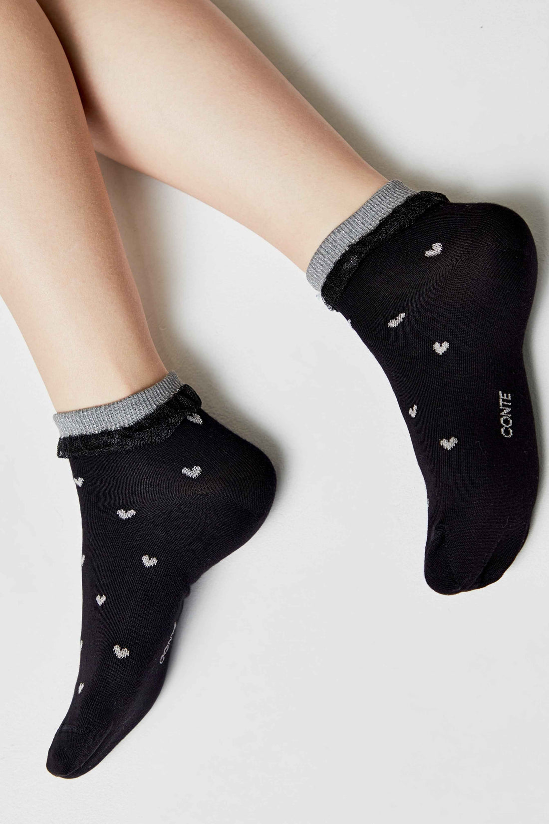Conte Cotton Socks Classic - 243 Airy Sole and Lurex