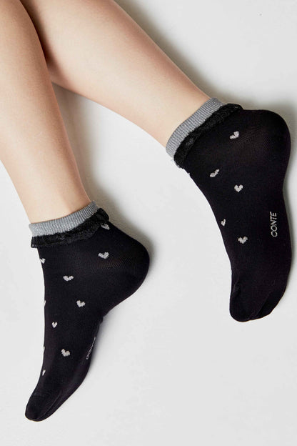Conte Cotton Socks Classic - 243 Airy Sole and Lurex