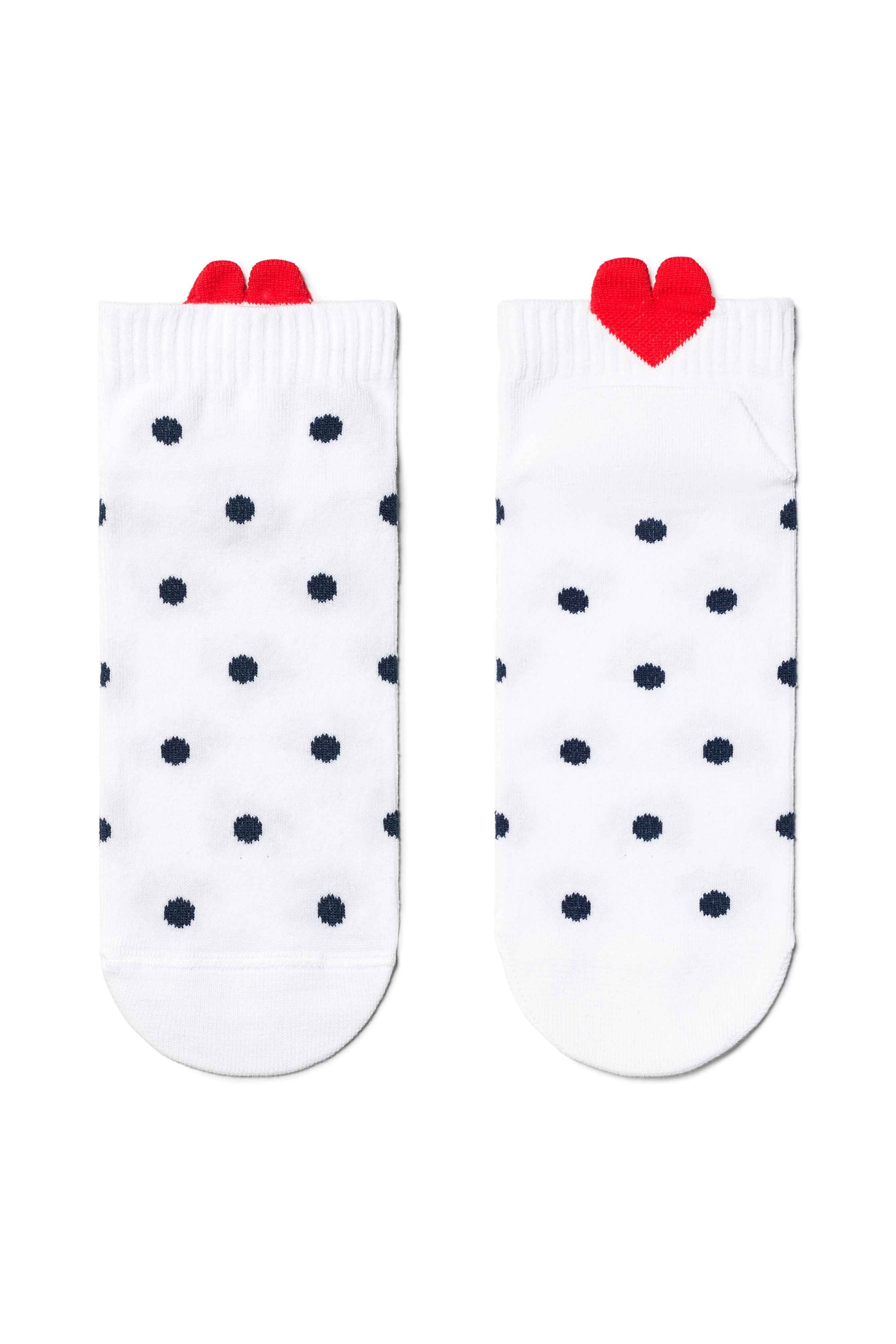 Cotton Ankle Socks Conte Active - Polka Dots 222