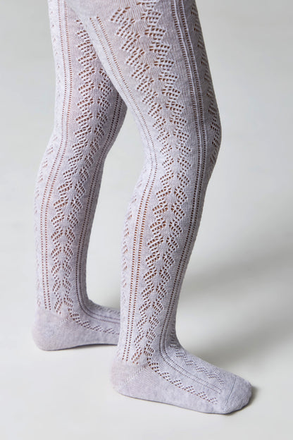 Conte-Kids Cotton Tights Miss 617 - Lace Pattern by TheRanok.com