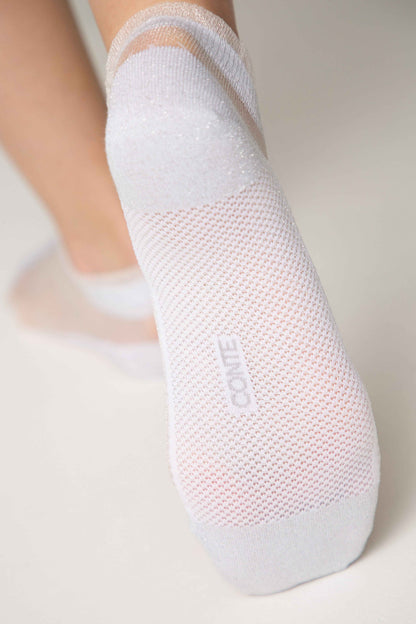 Ankle Socks Conte Active - 229 Transparent with Lurex
