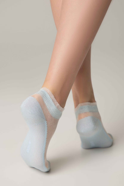 Ankle Socks Conte Active - 229 Transparent with Lurex