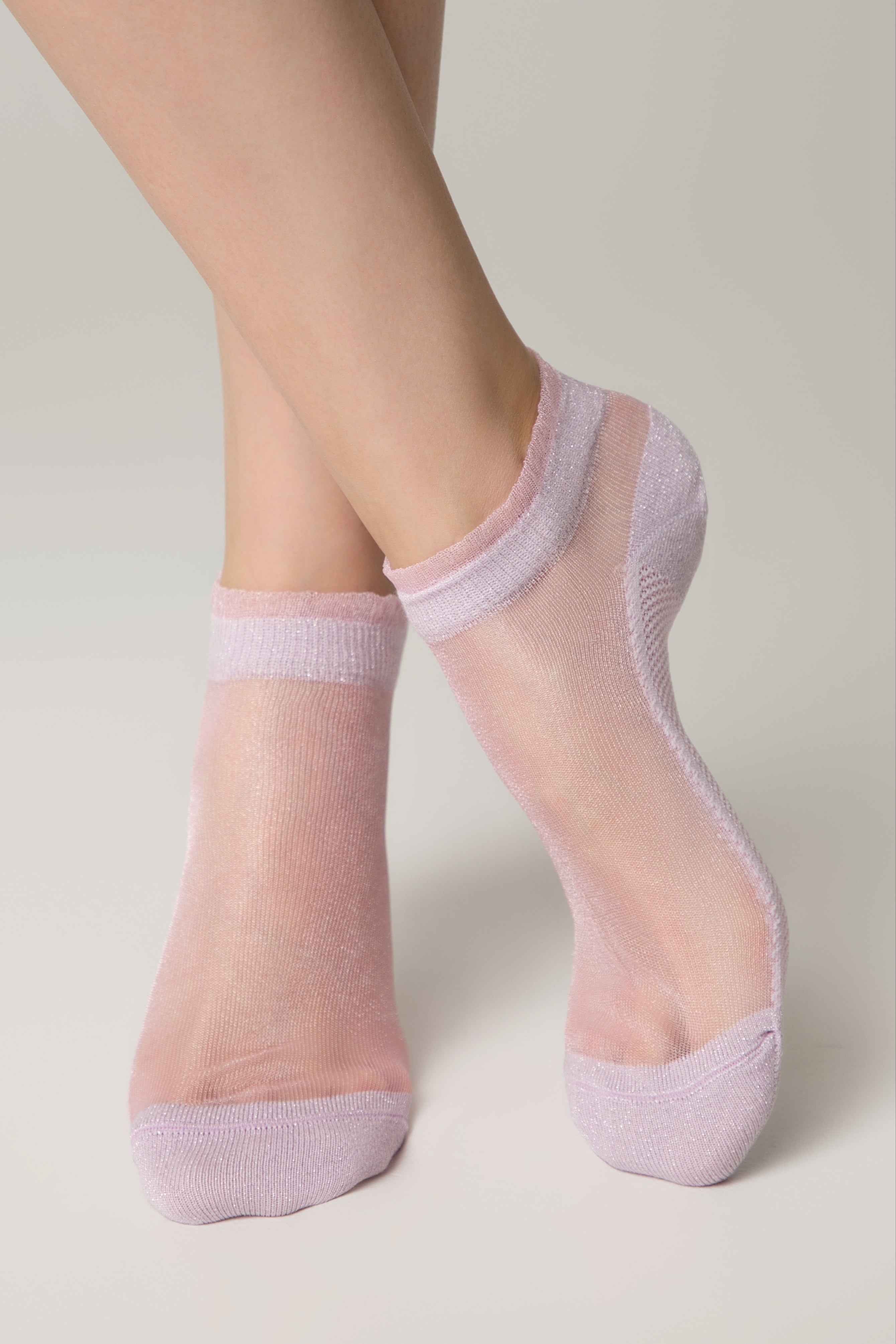 Ankle Socks Conte Active - 229 Transparent with Lurex