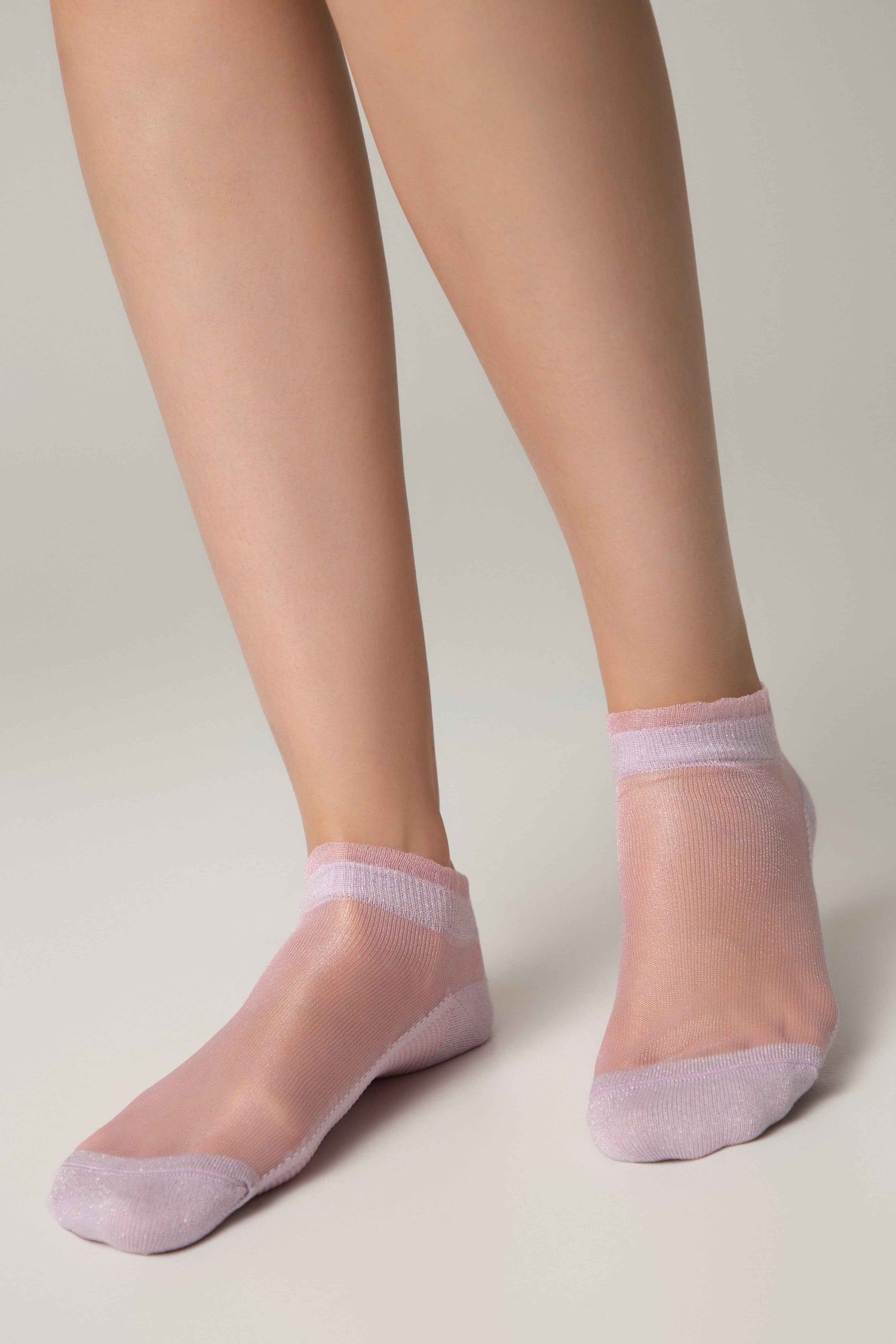 Ankle Socks Conte Active - 229 Transparent with Lurex
