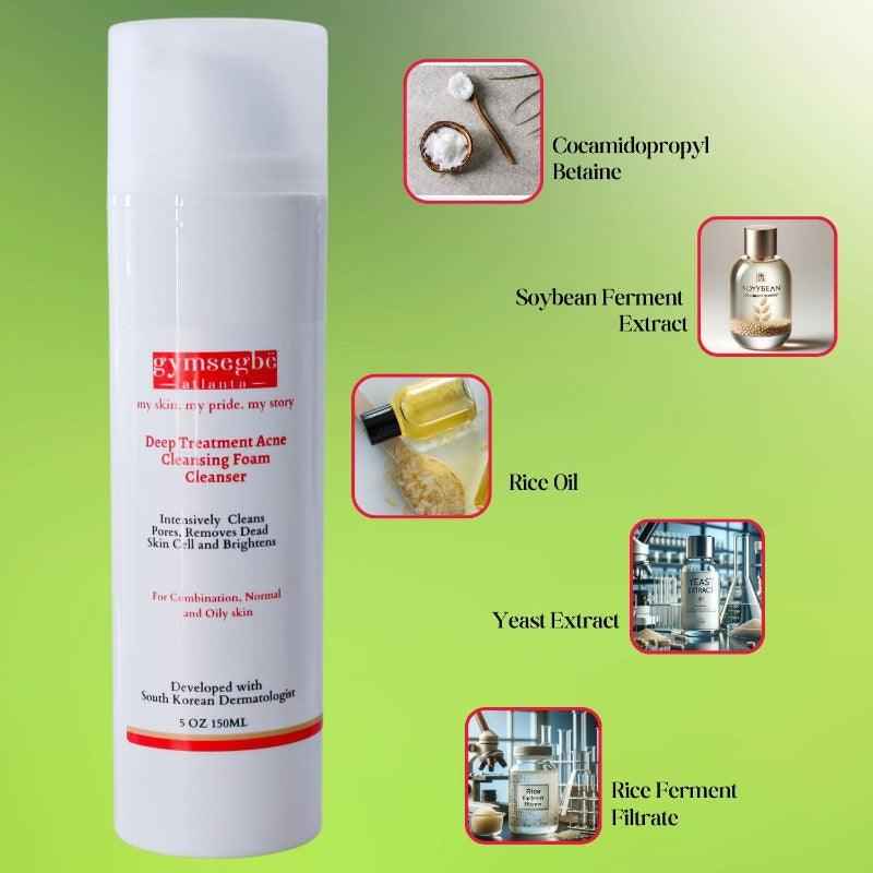 Deep Treatment Acne Cleansing Foam Cleanser