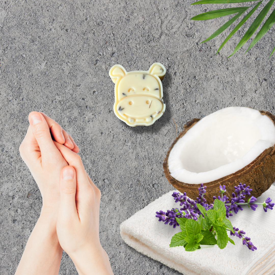 Hippo Head Shaped Lotion Bar by Hippotanicals