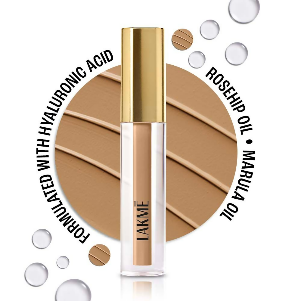 Lakme 9 To 5 Hya Matte Liquid Concealer - Almond