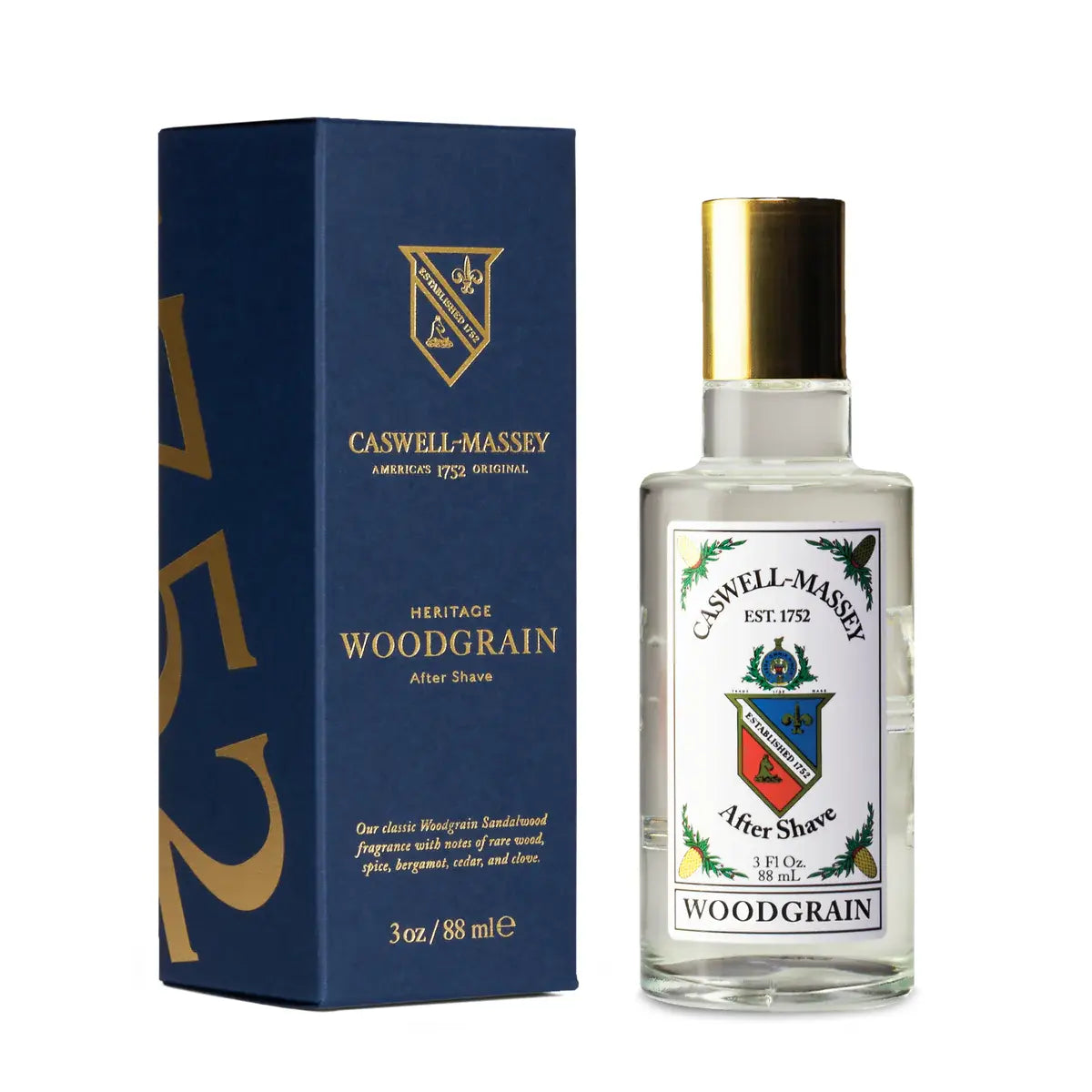 Caswell-Massey Gold Cap After Shave 3 oz Collection by Pasteur Pharmacy