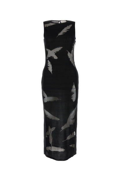 Alexander Mcqueen Women Feathr Intrs Pncl Dr by Luosophy