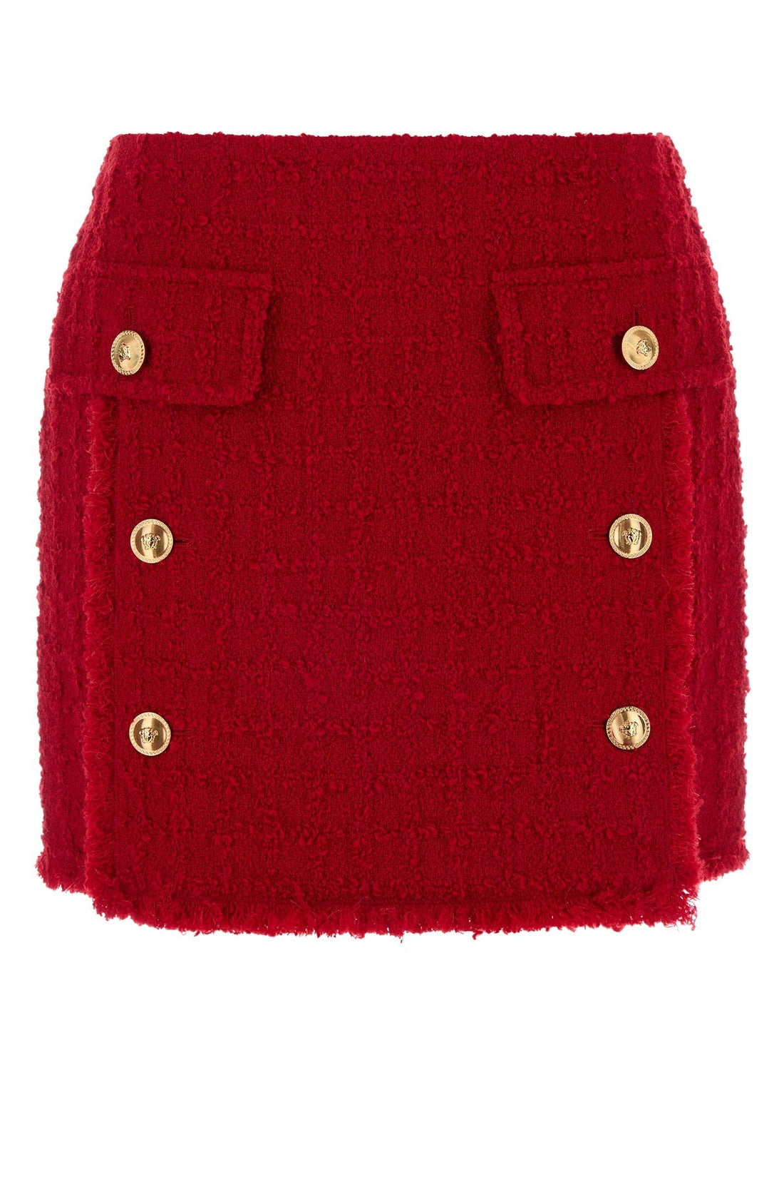 Versace Women Skirt Responsible Heritage Textured Tweed by Luosophy