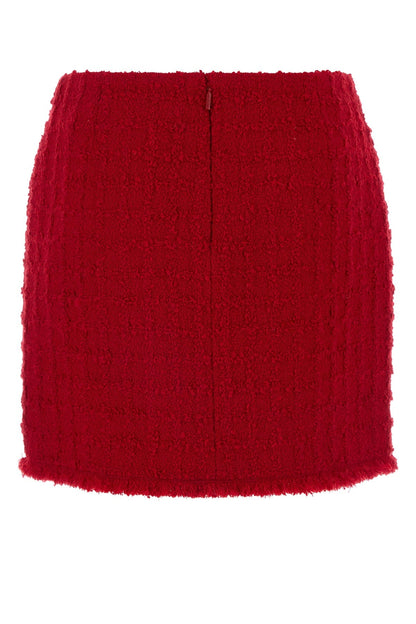 Versace Women Skirt Responsible Heritage Textured Tweed by Luosophy