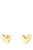 Amina Muaddi Women Heartbreaker Earring Gold Base by Luosophy