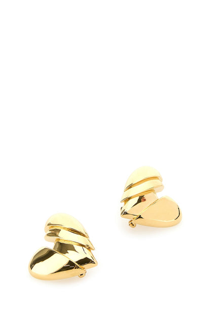 Amina Muaddi Women Heartbreaker Earring Gold Base by Luosophy