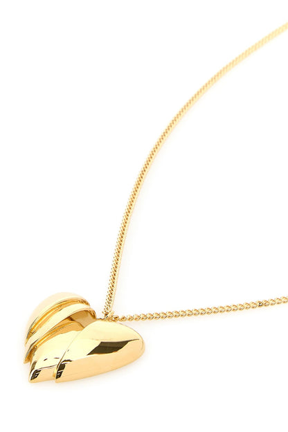 Amina Muaddi Women Heartbreaker Necklace Gold Base by Luosophy