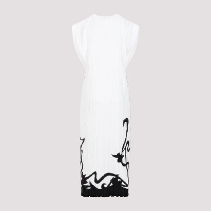 Lanvin Sleeveless Pleated Midi Dress Women by Luosophy