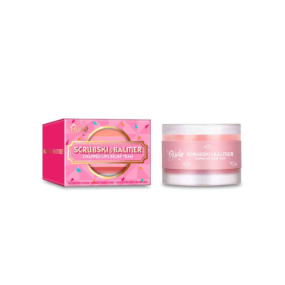RUDE Scrubski &amp; Balmer Lip Exfoliator and Lip Balm