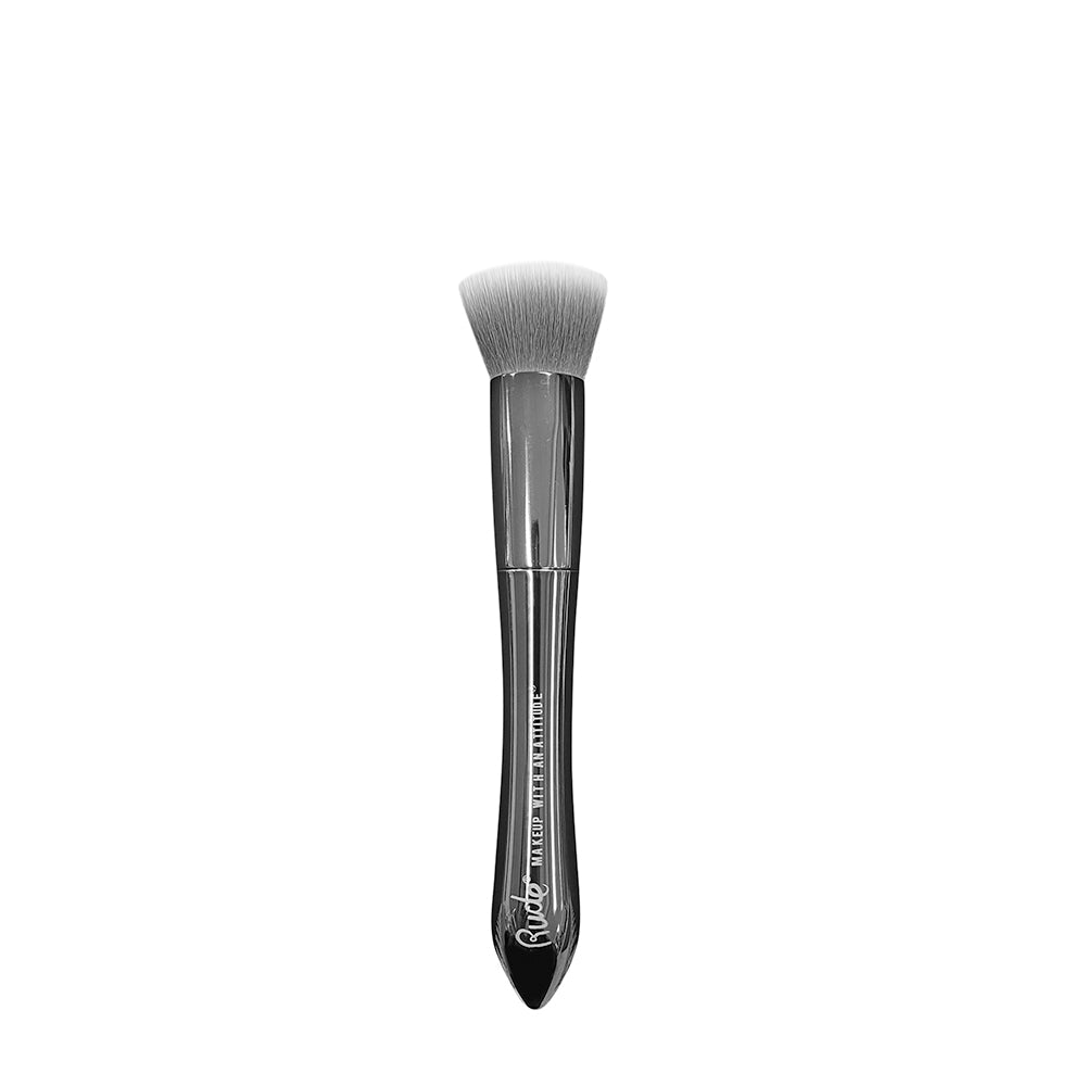 RUDE Silver Bullet Brush - Flat Foundation Brush - DestGlow