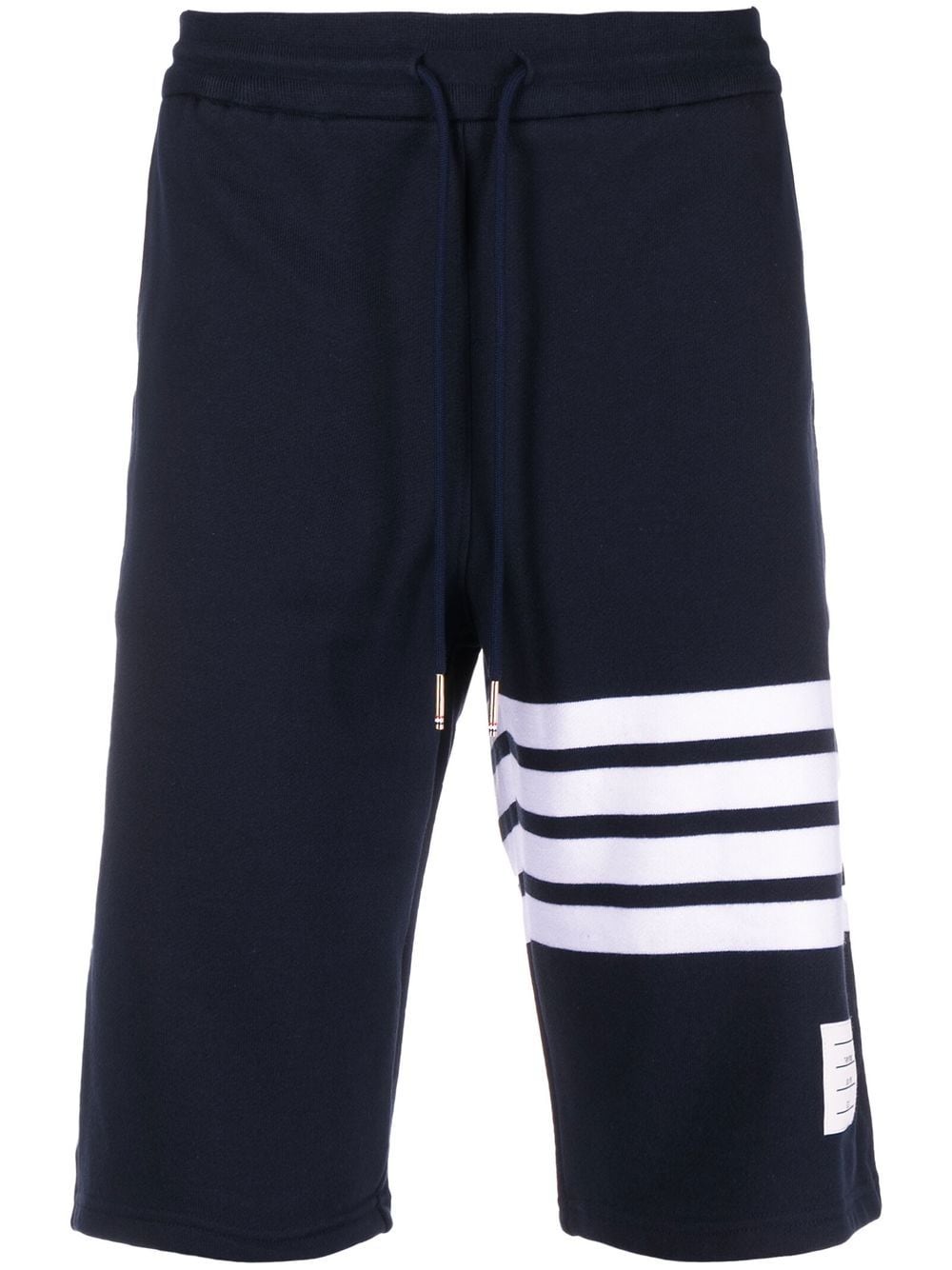 Thom Browne Men Classic Loopback 4-Bar Track Shorts by Luosophy