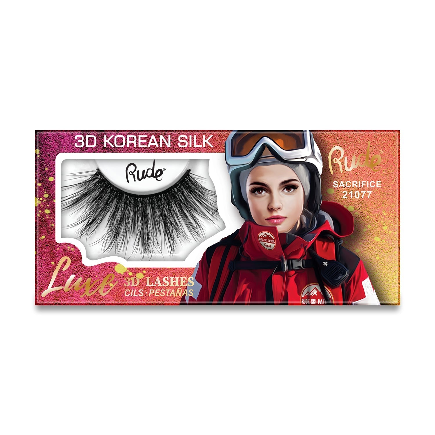 RUDE Luxe 3D Korean Silk Lashes - Sacrifice - DestGlow