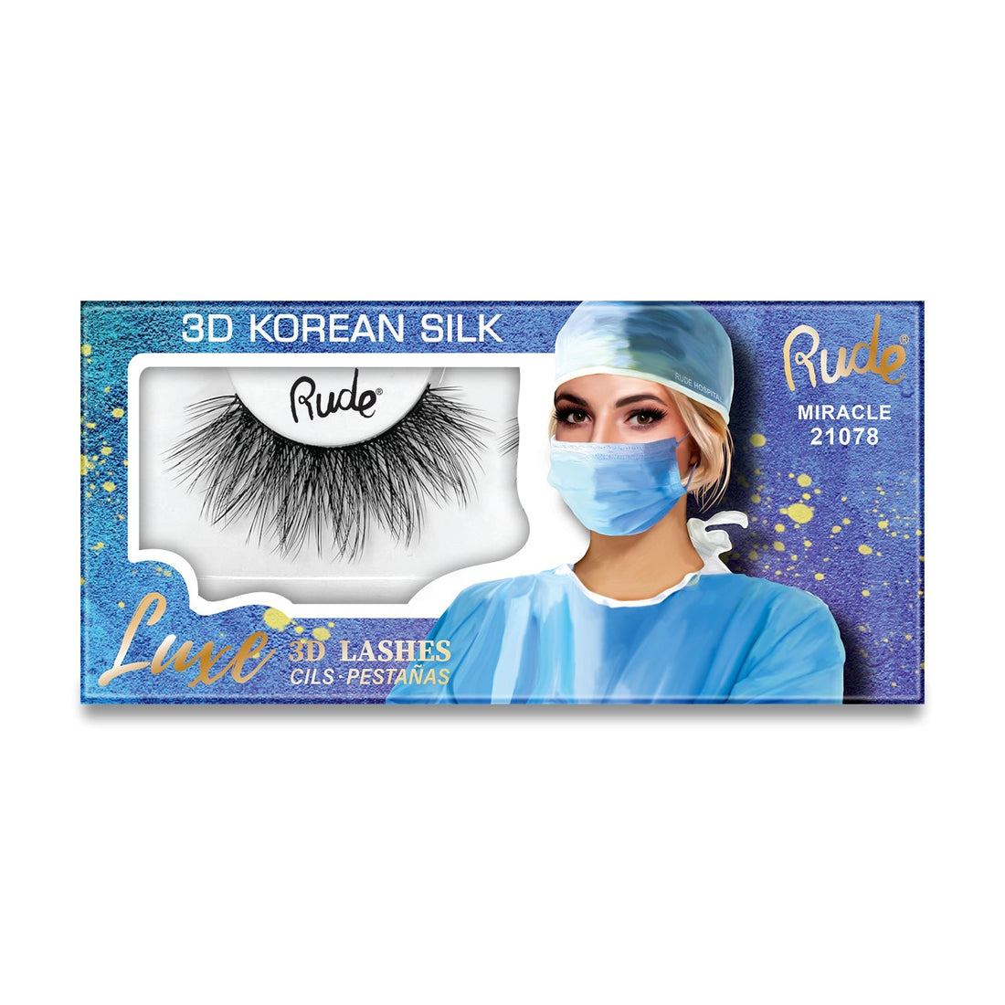 RUDE Luxe 3D Korean Silk Lashes - Miracle - DestGlow