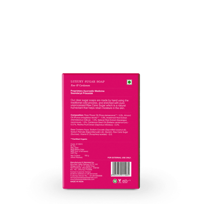 Forest Essentials Luxury Sugar Soap Rose &amp; Cardamom