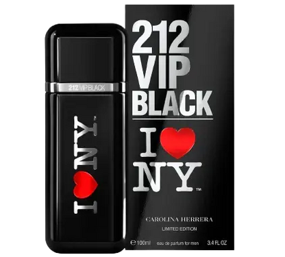 212 Vip Black I Love NYC By Carolina Herrera For Men 3.4oz EDP Spray by perfumesandrea