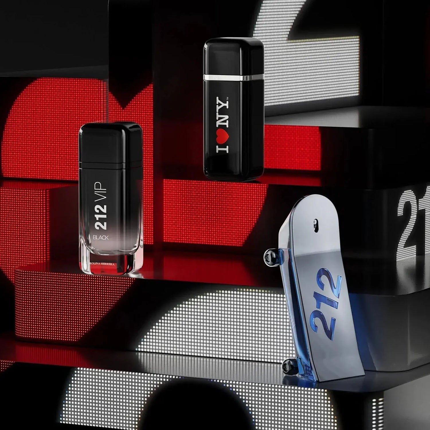212 Vip Black I Love NYC By Carolina Herrera For Men 3.4oz EDP Spray by perfumesandrea