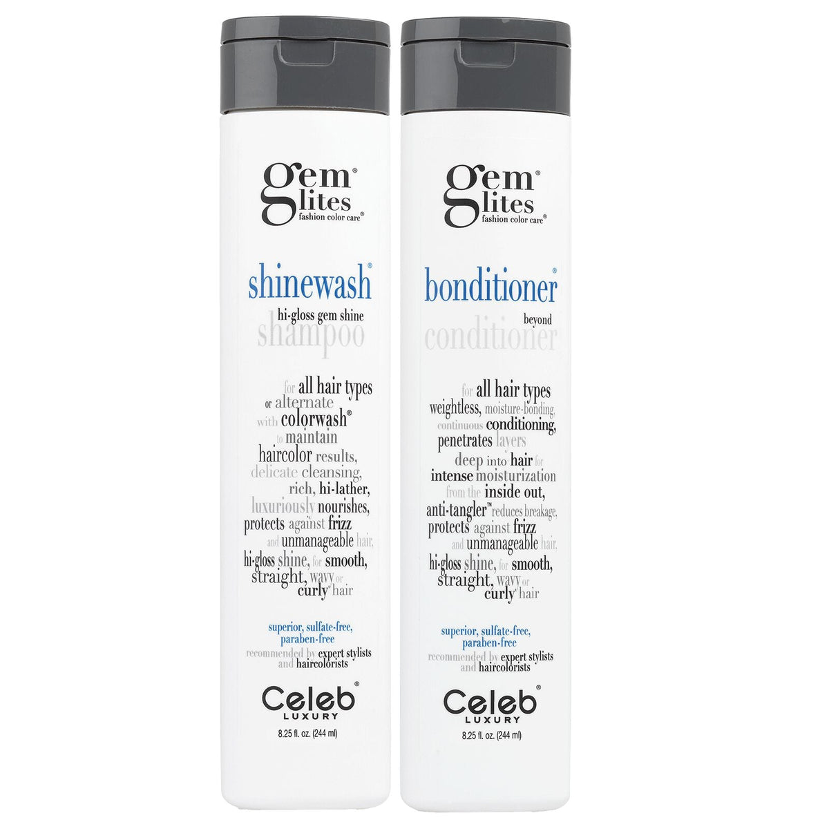 Celeb Luxury Gem Lites SHINEWASH SHAMPOO, 8.25 Oz by Pasteur Pharmacy